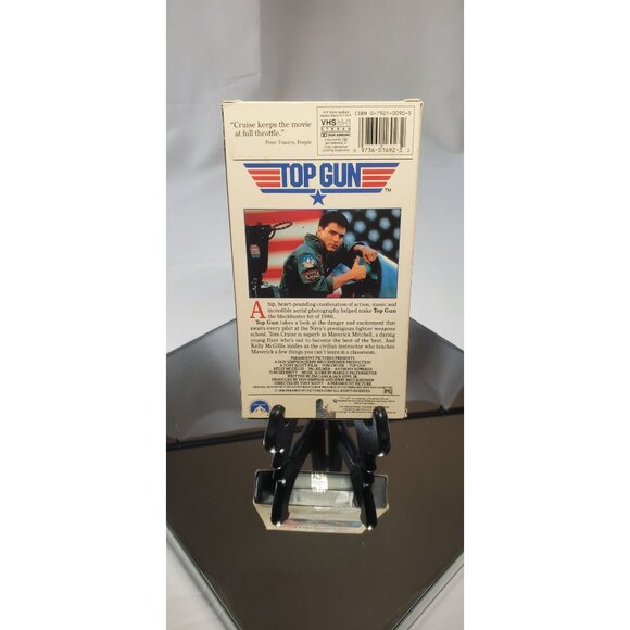 TOP GUN Tom Cruise Kelly McGillis VHS Tape Paramount Action - Picture 2 of 2